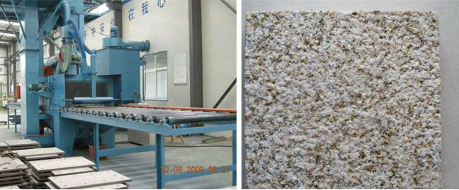 大理石拋毛機(jī)，大理石噴砂拋丸機(jī)